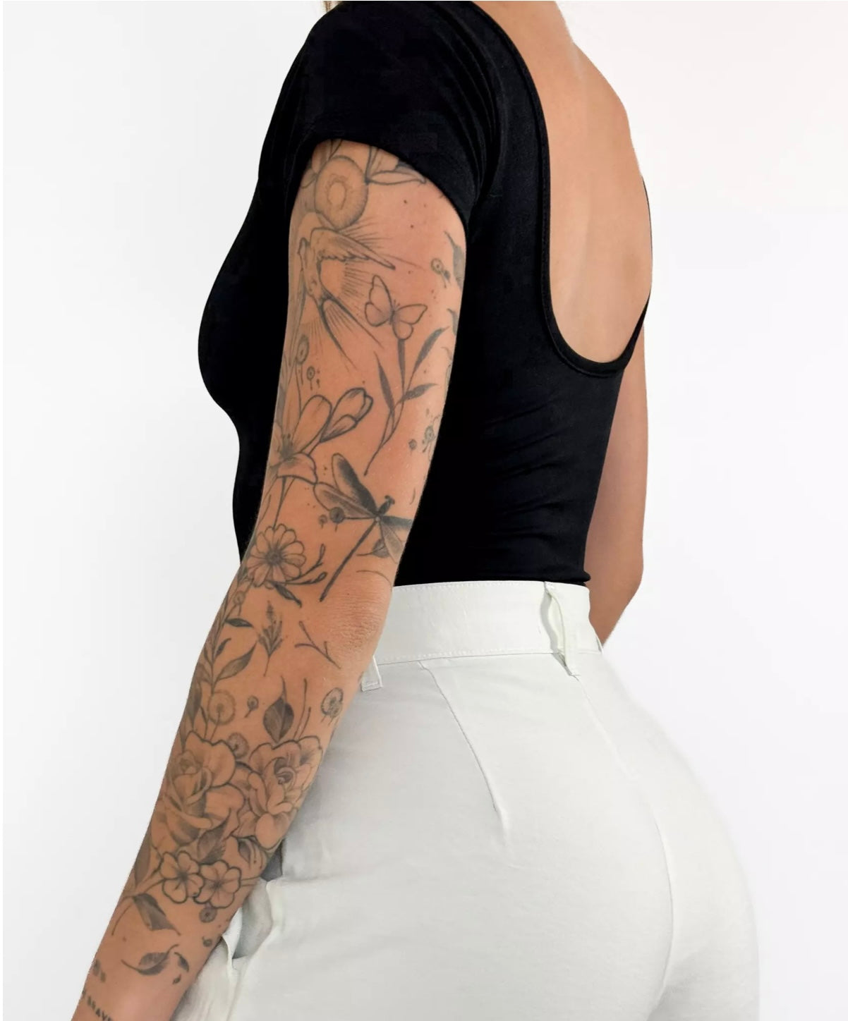 Black Short Sleeve Bodysuit