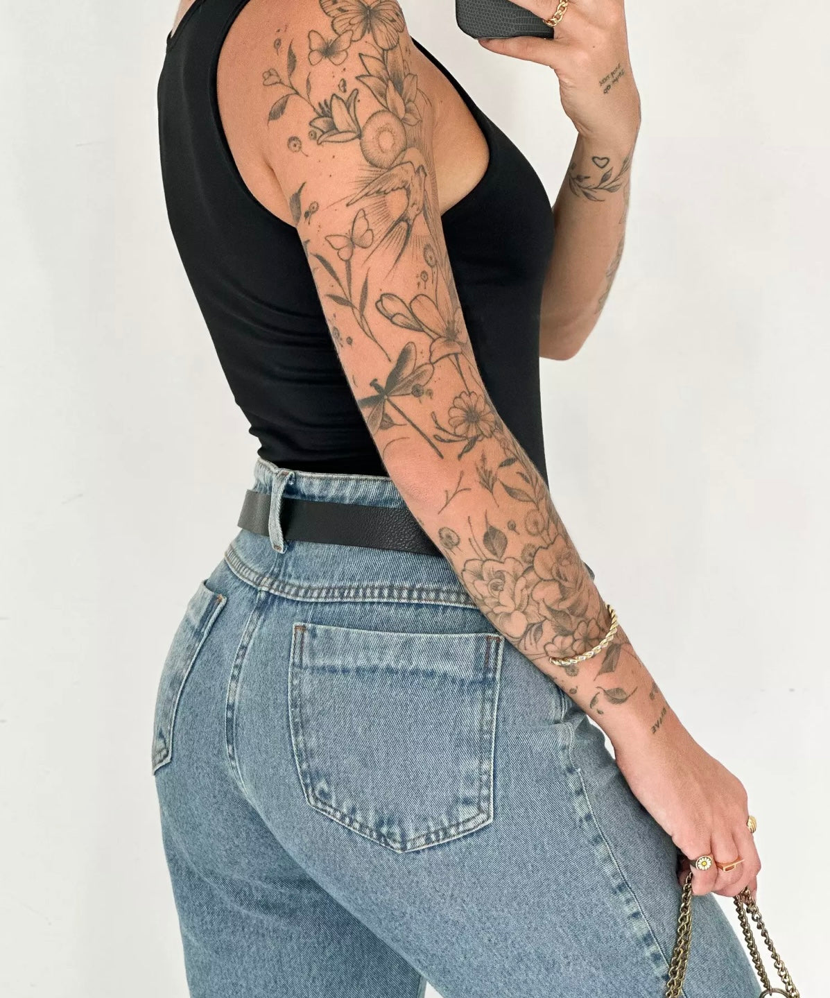 Black Tank Bodysuit