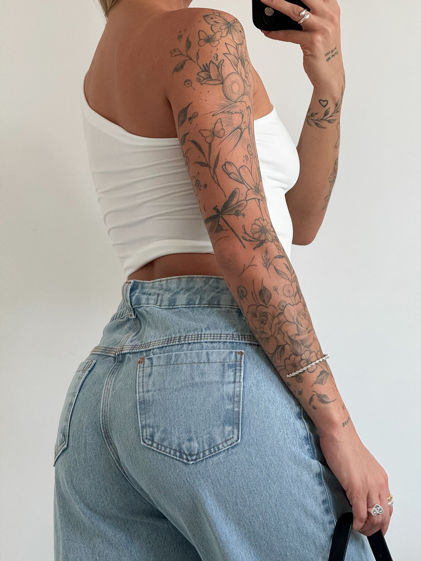 White Asymmetrical Top