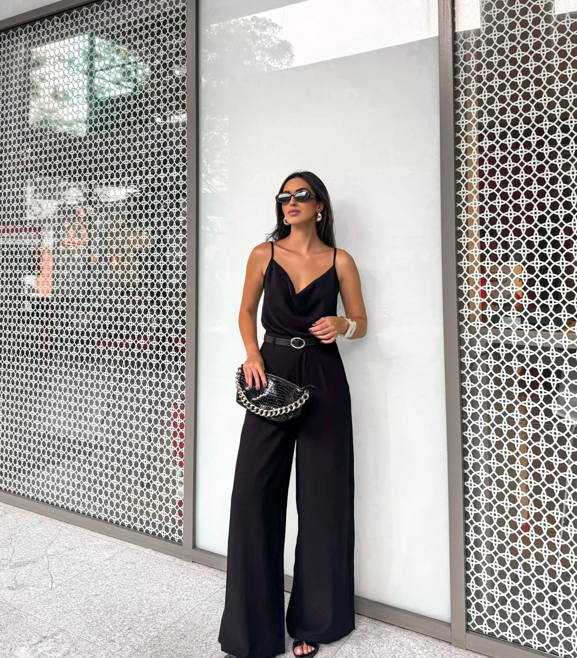 Black Drape Top