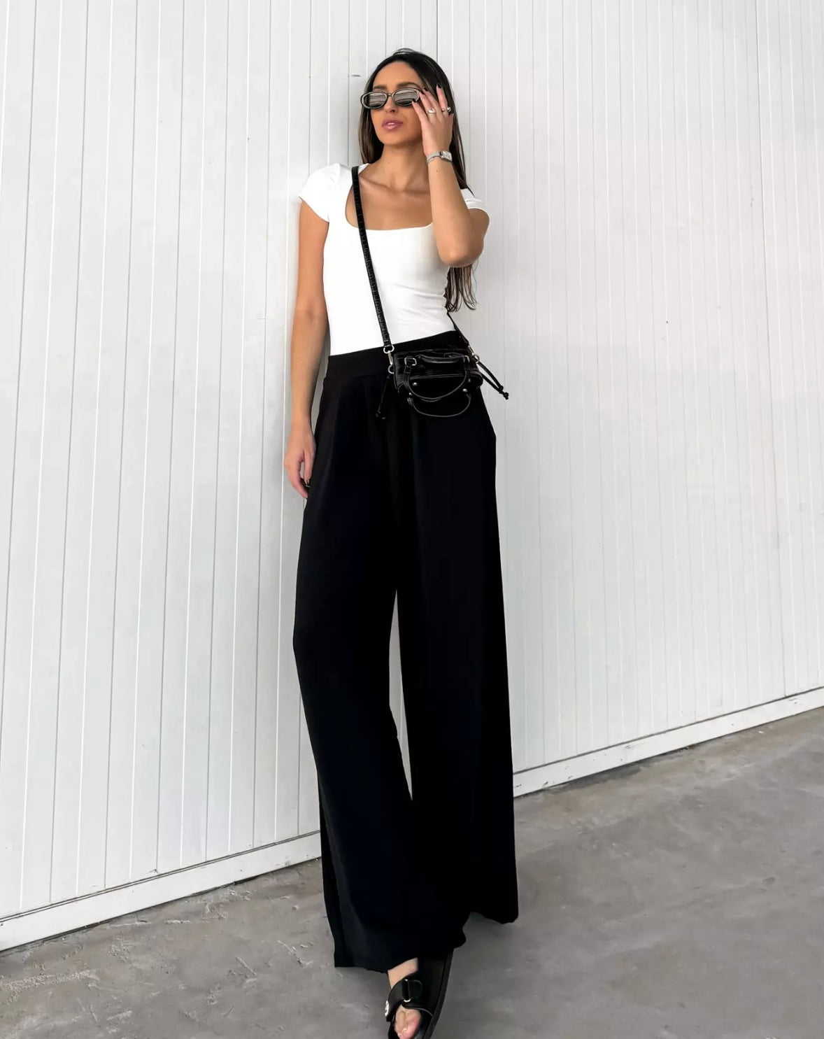 Black Flowy Pants