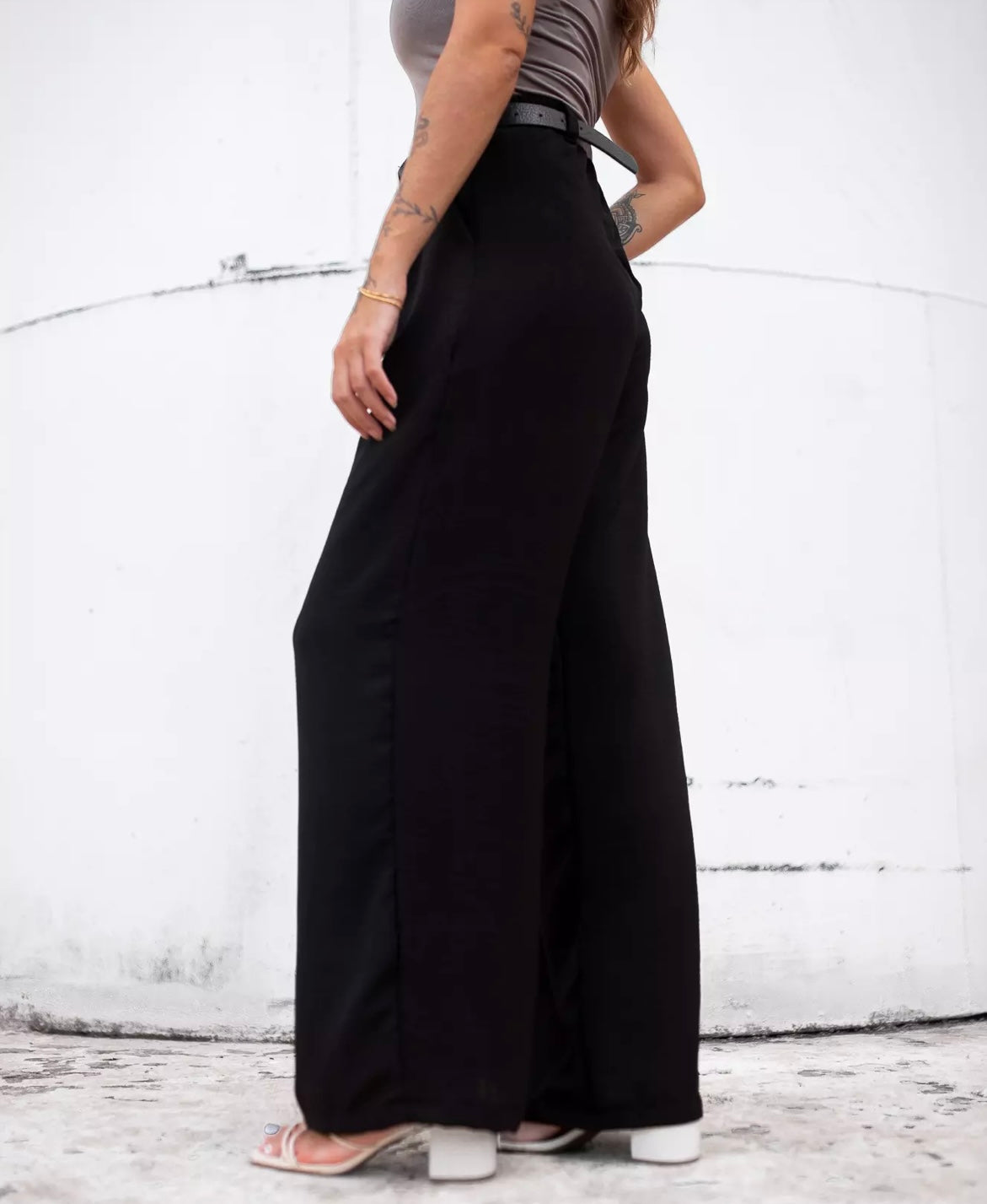 Black Flowy Pants