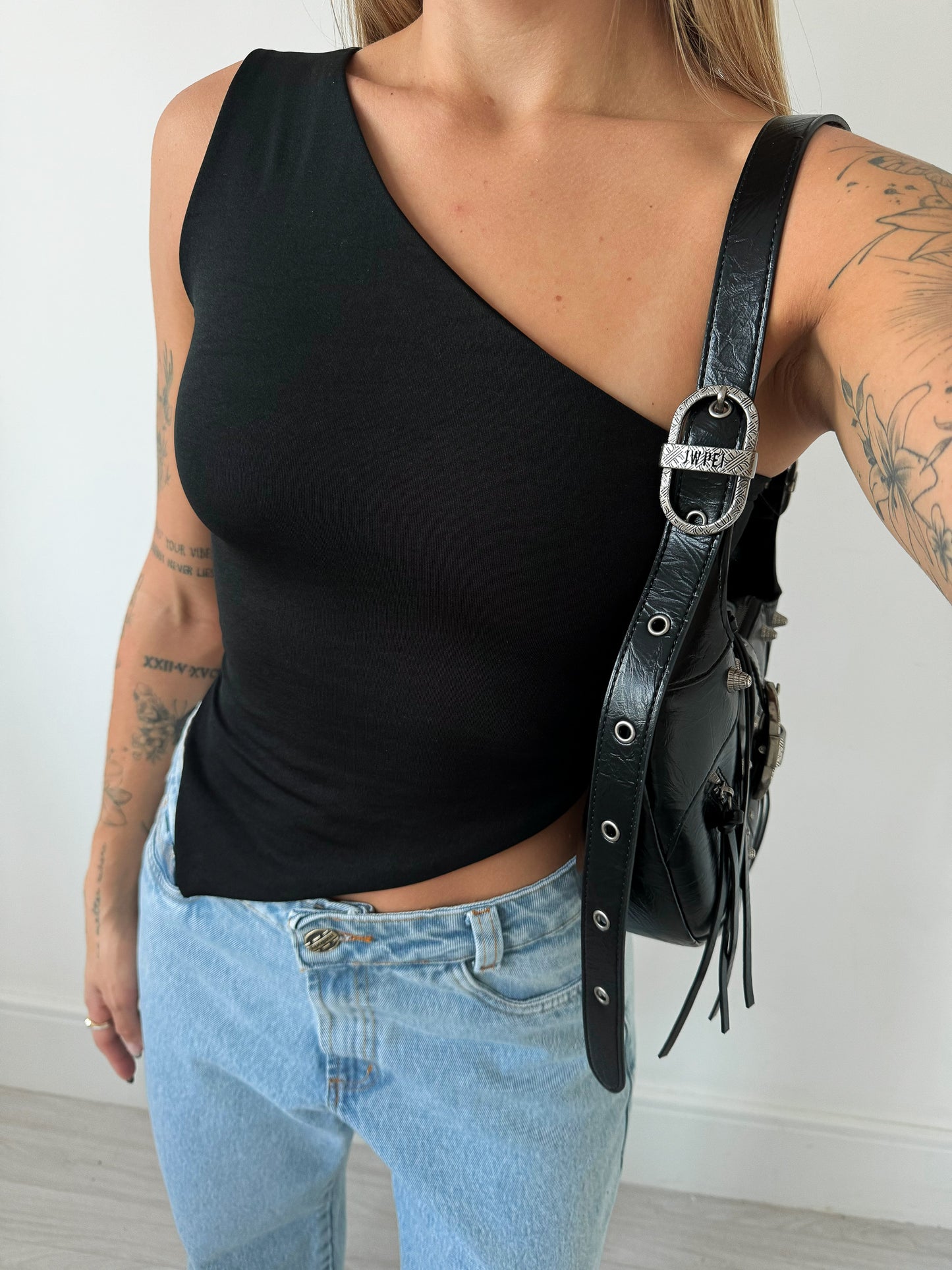 Black Asymmetrical Top
