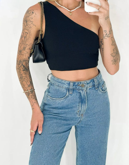 Black Crop Top