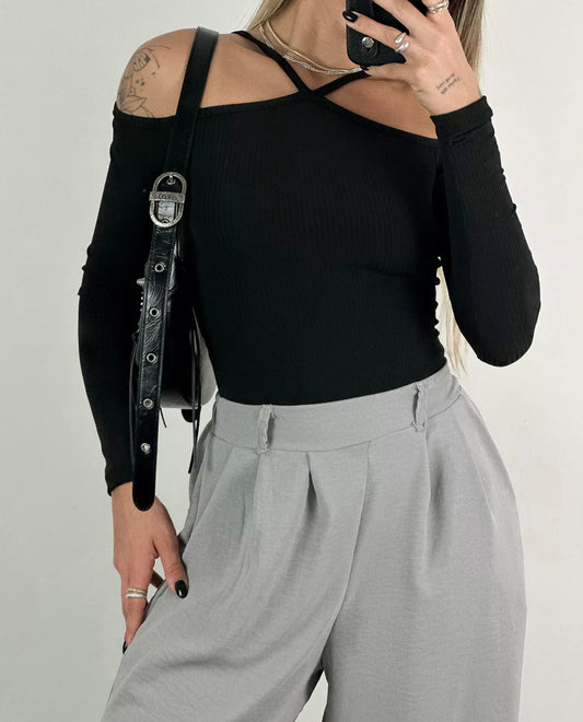 Black Long Sleeve Blouse