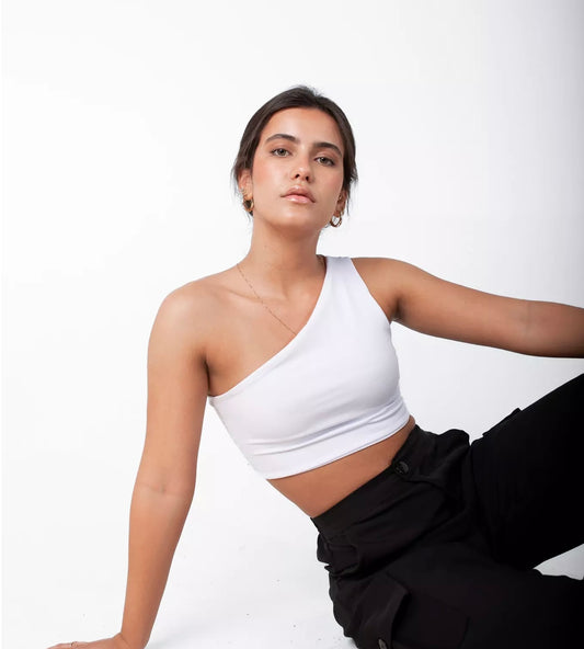 White Crop Top
