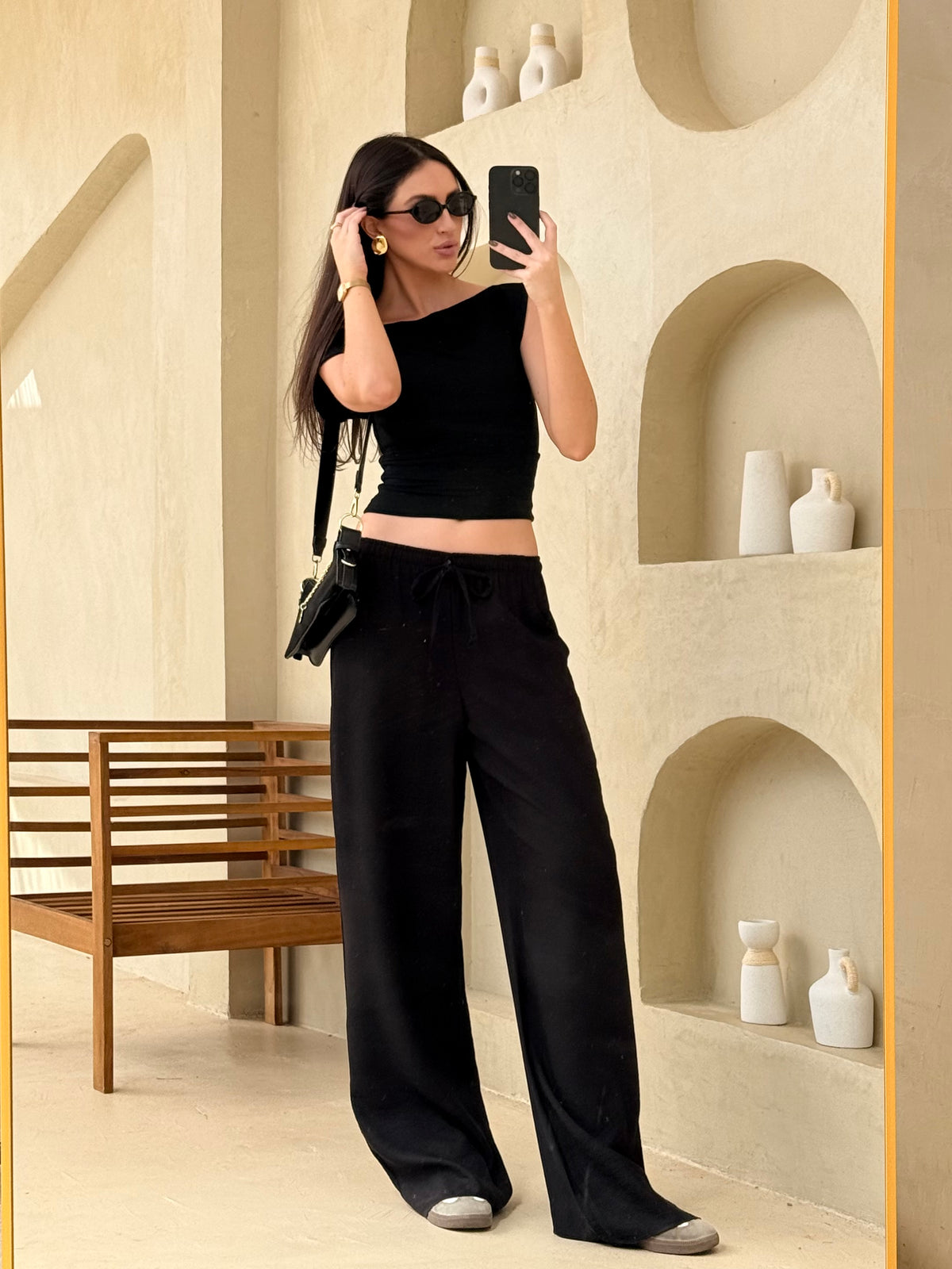 The Draped Off-Shoulder Top