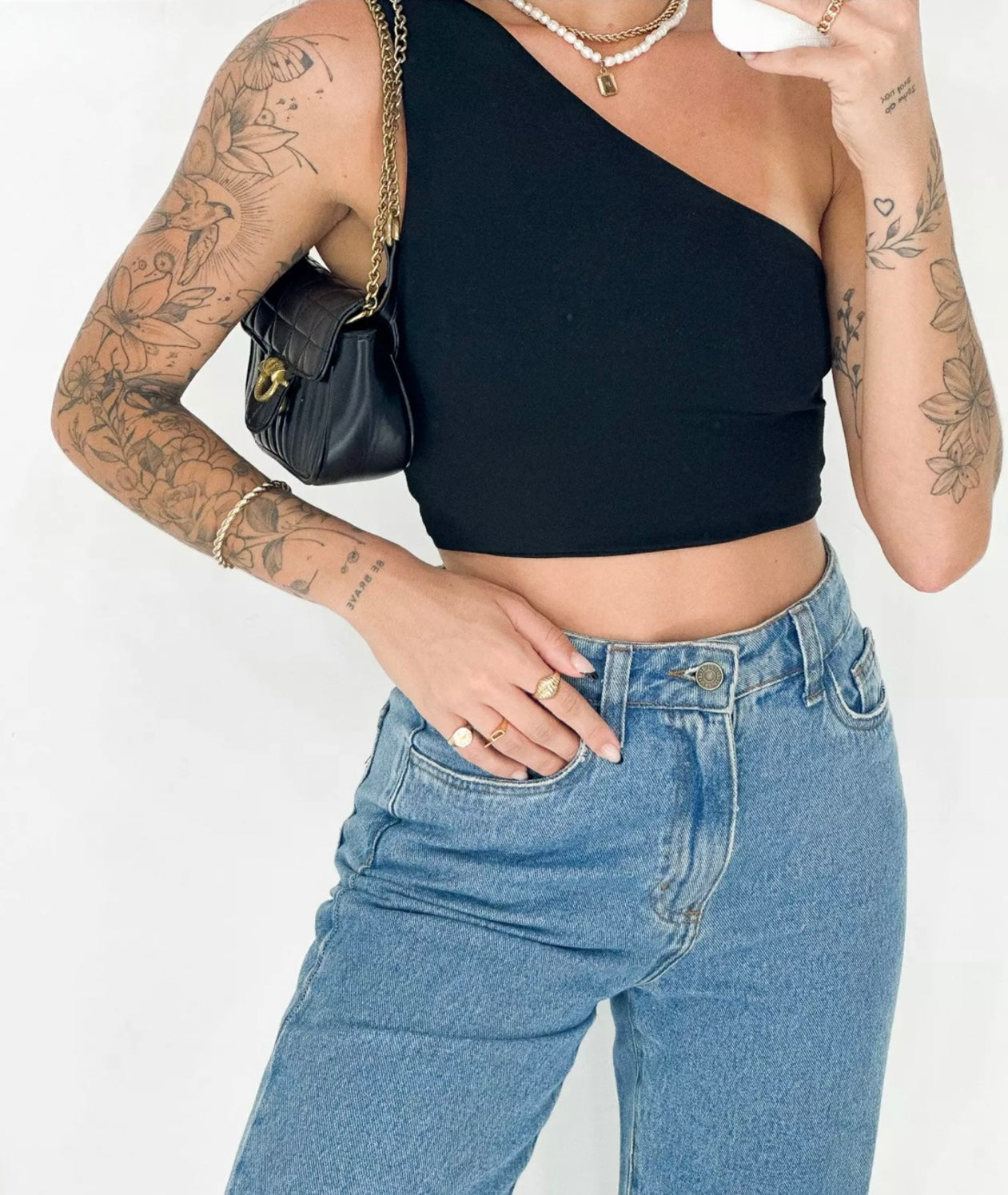 Black Crop Top