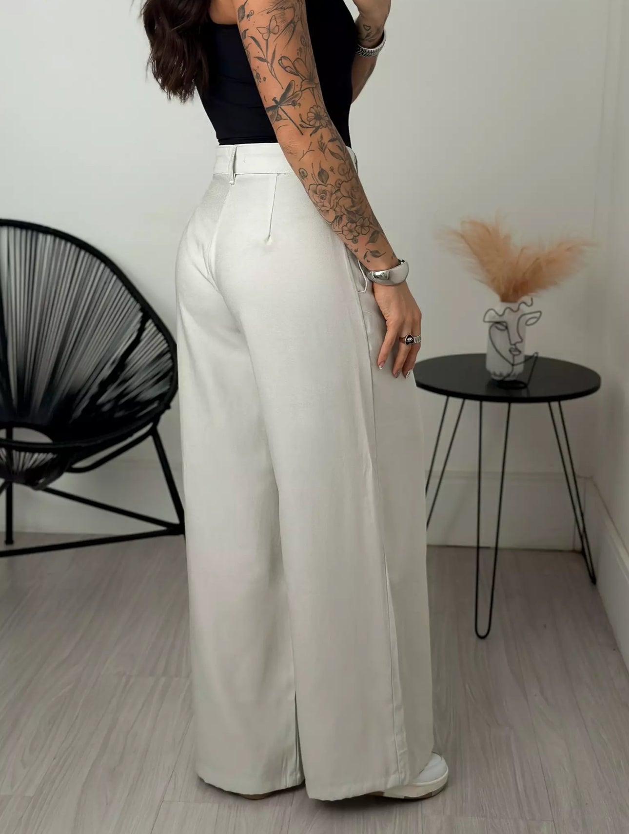 The Tailored Wide Leg Trouser