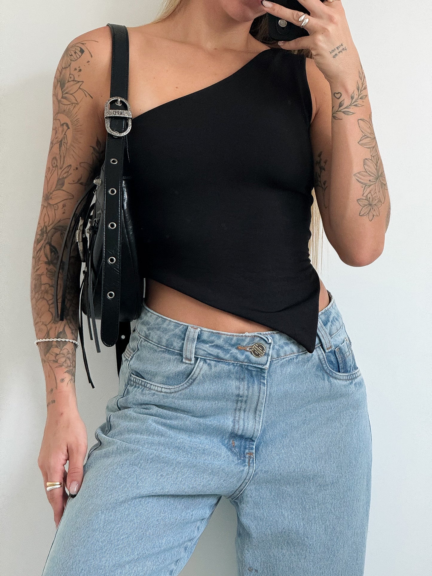 Black Asymmetrical Top