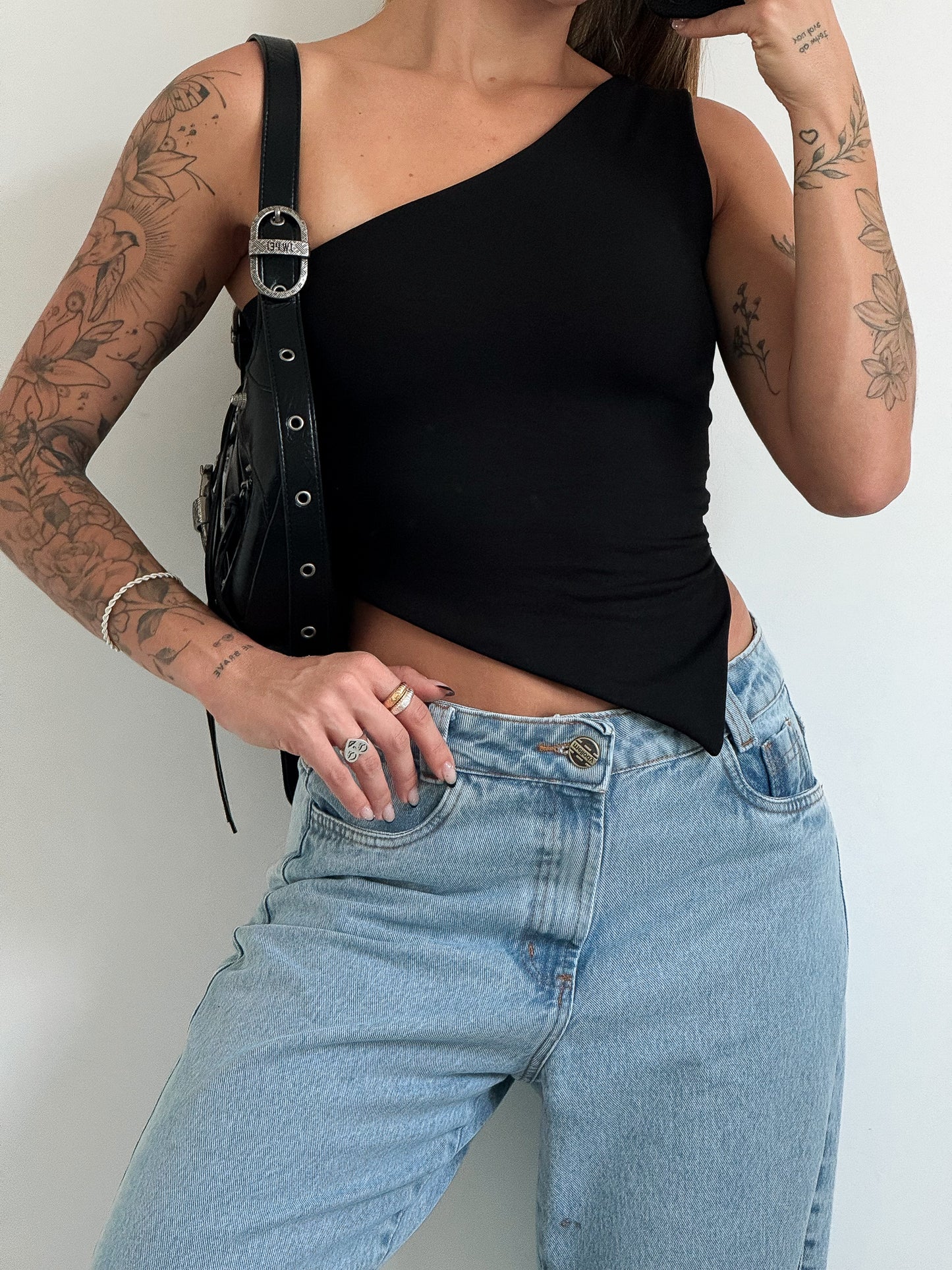 Black Asymmetrical Top