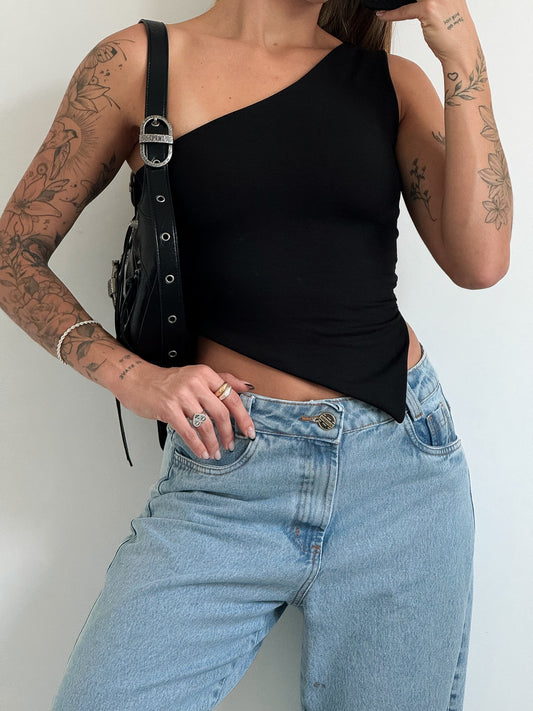 Black Asymmetrical Top